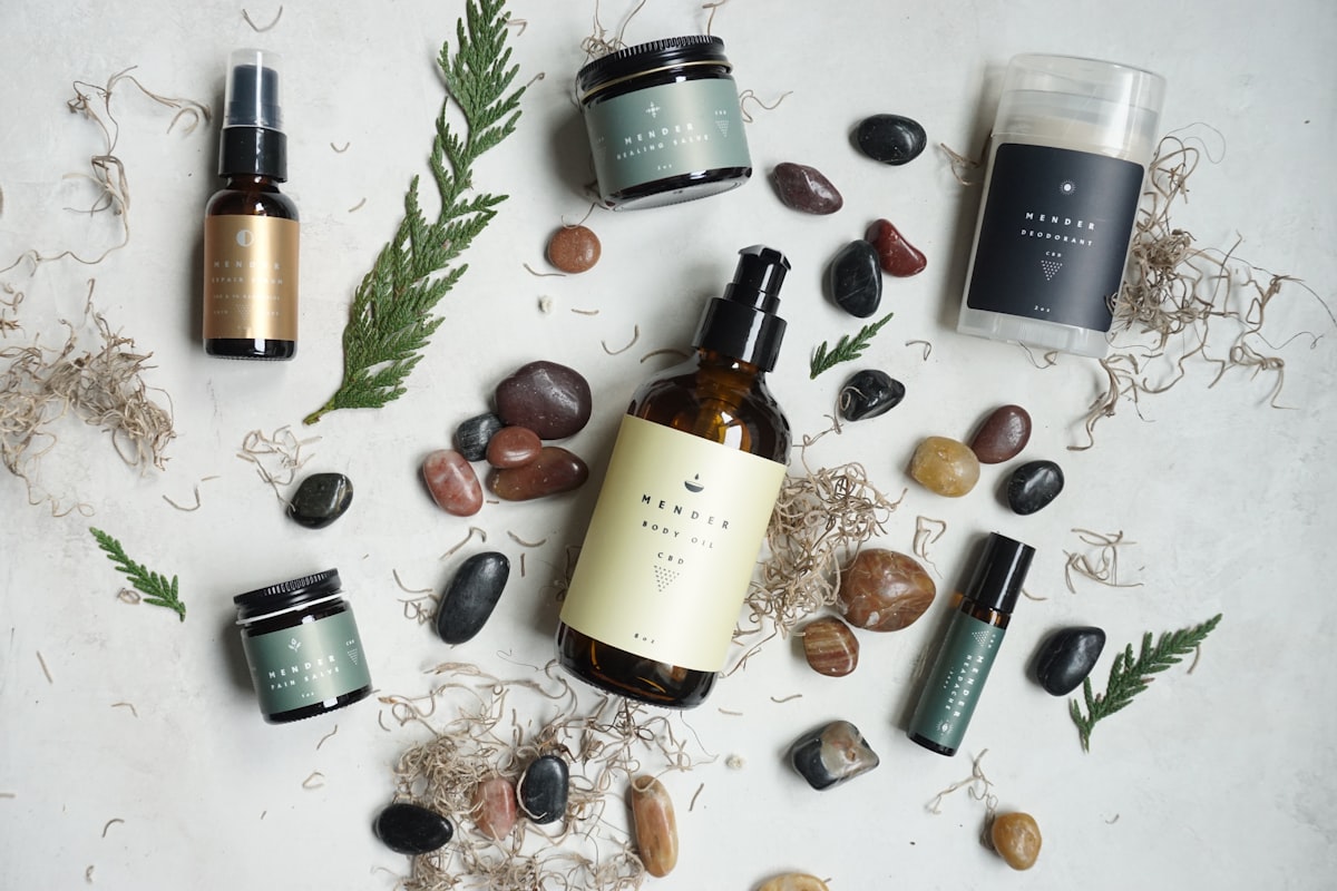 Men's complete natural grooming starter kit